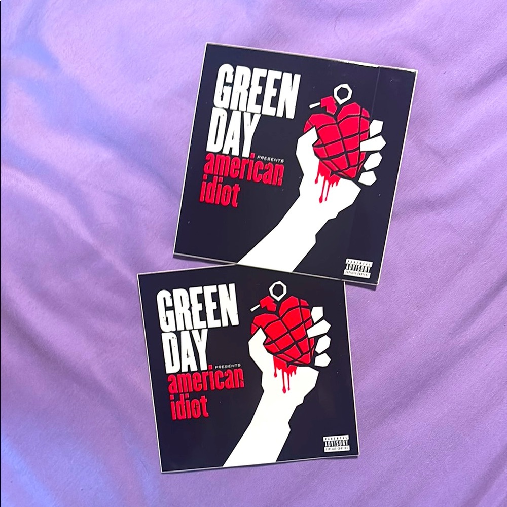 Green Day American Idiot Album Stickers